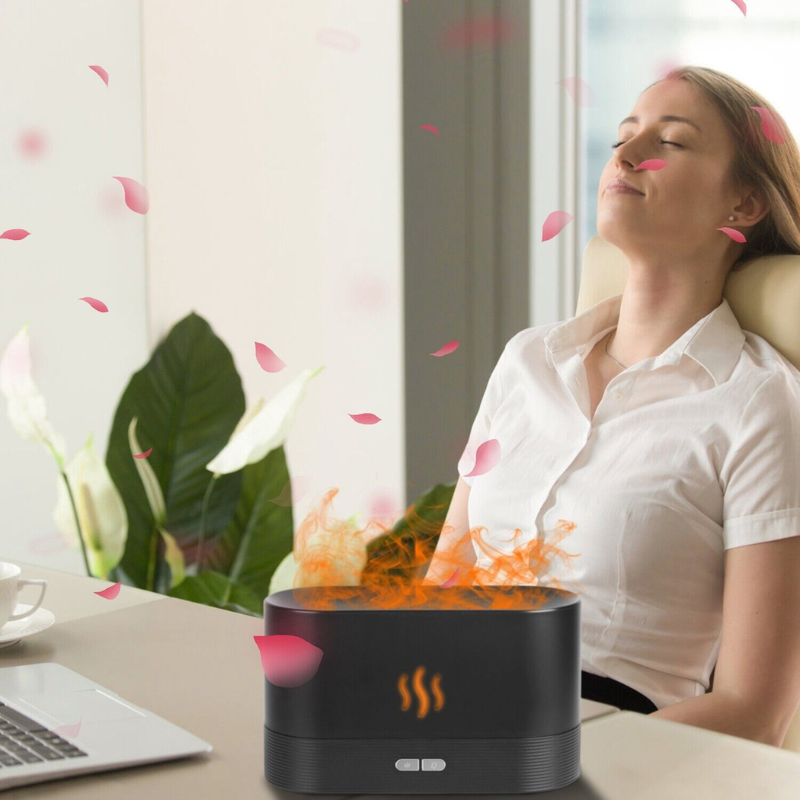 Restore Me Moments™ Essential Oil Flame Diffuser Humidifier